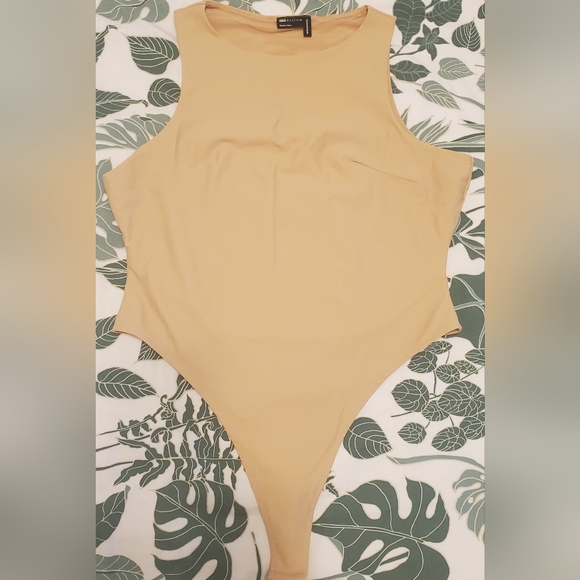 ASOS Design Brown Racer Bodysuit - Picture 4 of 6